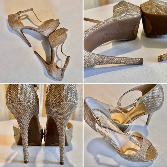 Gorgeous heels with Sparkling Mesh Texture. Stilettos Gorgeous Comfy Sexy Heels - Picture 15 of 17